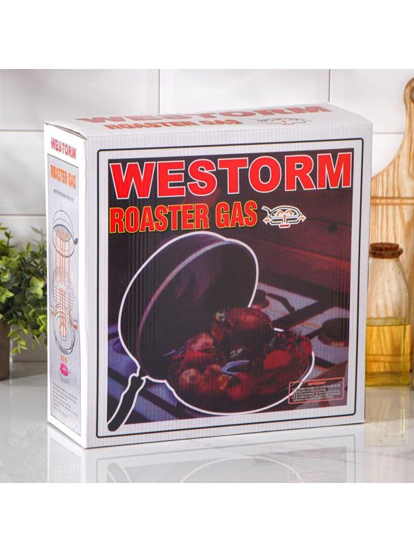 Сковорода- гриль Healthy grill, d=33 см, антипригарное покрытие, цвет чёрный