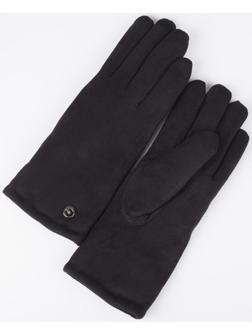 Перчатки женские безразмерные, с утеплителем, цвет чёрный