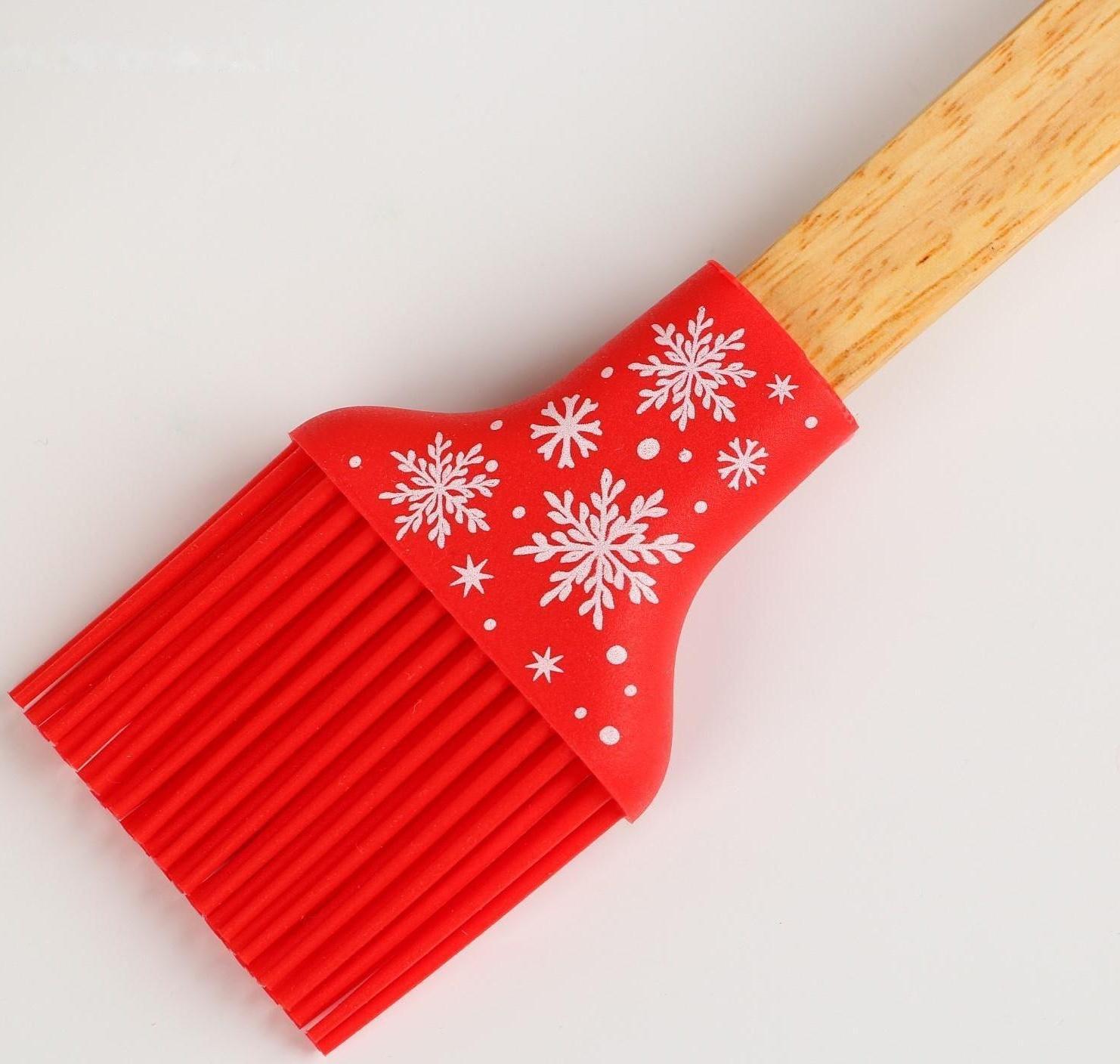 Силиконовая кисть «С Новым годом», 32 х 9 см