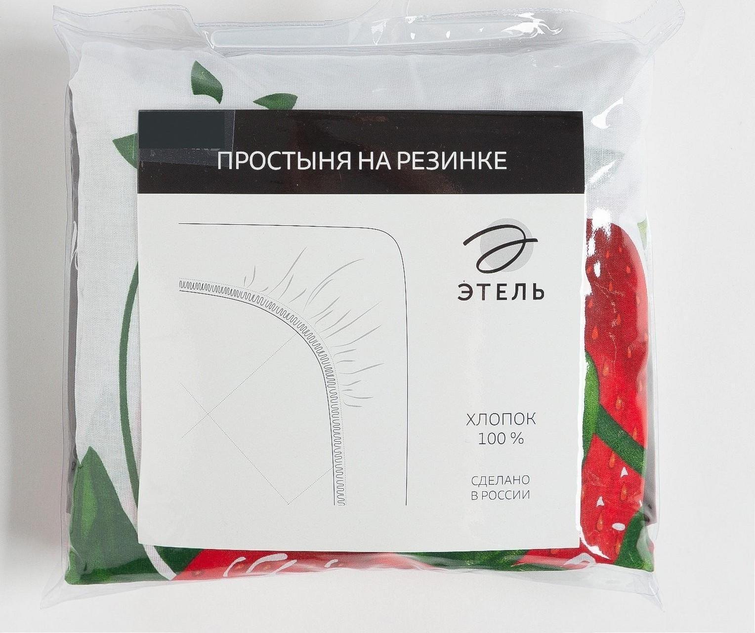 Простыня на резинке Этель «Виктория» 160х200х25 см