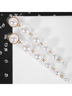 Серьги с жемчугом 