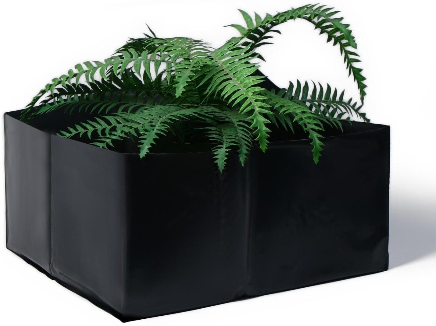 Пакет для рассады, 28 л, 36 × 40 см, полиэтилен толщиной 120 мкм, с перфорацией, чёрный, Greengo