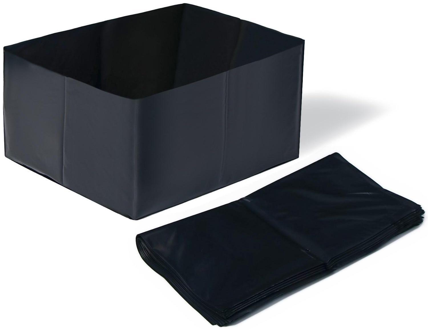 Пакет для рассады, 28 л, 36 × 40 см, полиэтилен толщиной 120 мкм, с перфорацией, чёрный, Greengo