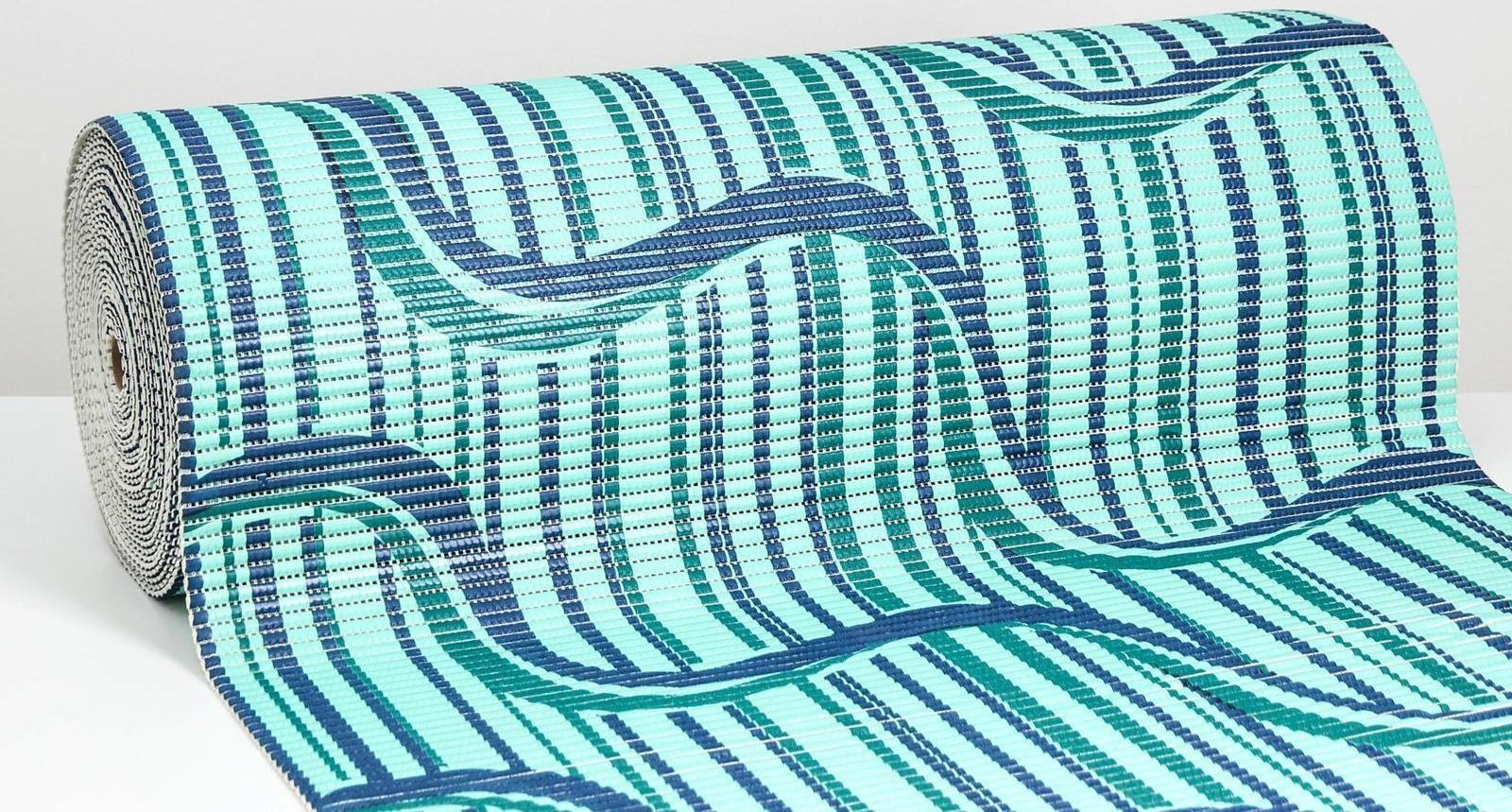 Коврик ПВХ «Изгиб волны», 0,80×15 м