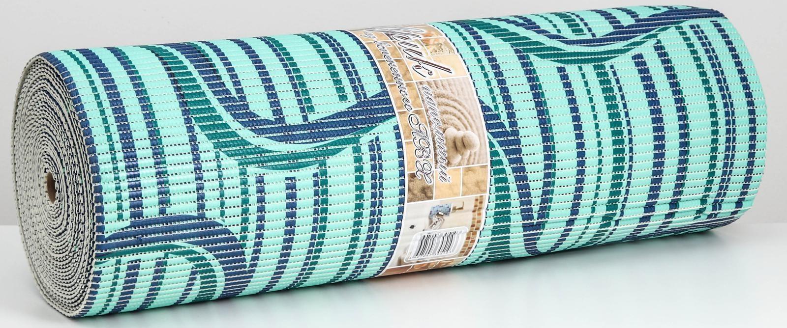 Коврик ПВХ «Изгиб волны», 0,80×15 м