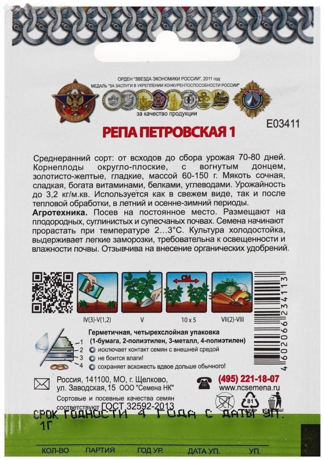 Семена Репа 