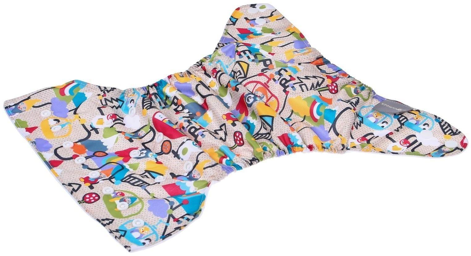 Многоразовый подгузник «Гномики»