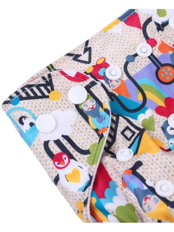 Многоразовый подгузник «Гномики»