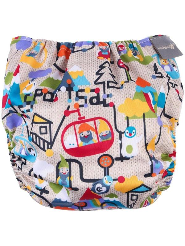 Многоразовый подгузник «Гномики»