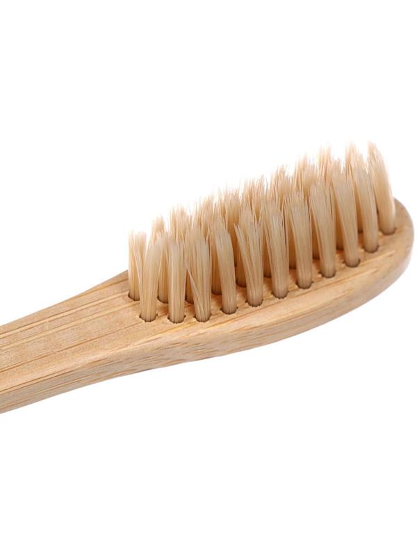 Бамбуковая зубная щётка средней жёсткости, микс цветов