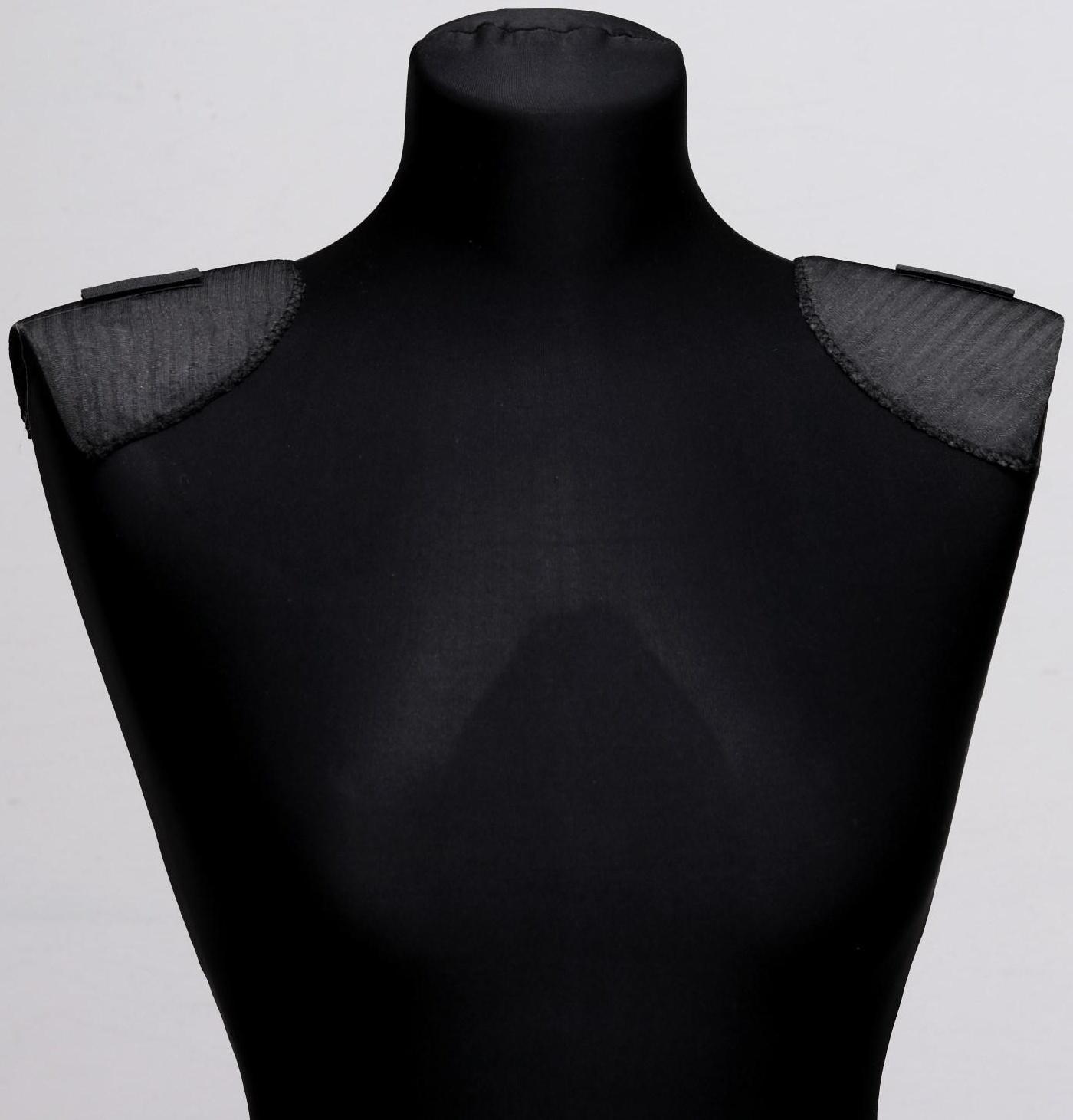 Подплечники втачные, В-14, с липучкой, 10 шт, цвет чёрный