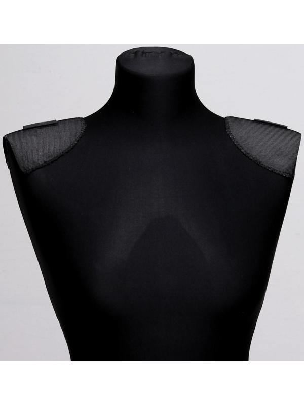 Подплечники втачные, В-14, с липучкой, 10 шт, цвет чёрный