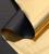 Полисилк двухсторонний черный + золото, 1 х 20 м