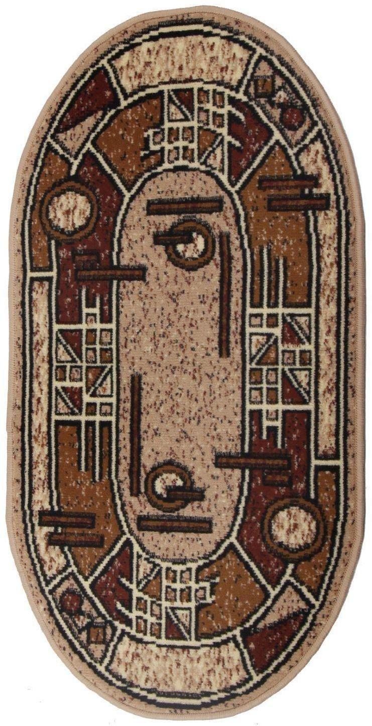 Ковёр «Мокко» овальный 150х205 см, 100% полипропилен, джут