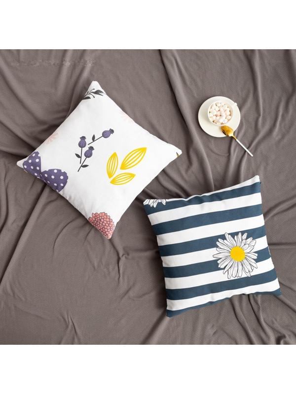 Наволочка декоративная «Этель» Flower garden 40х40 см, 100% хлопок