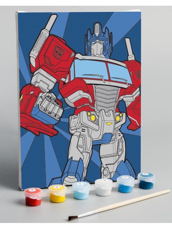 Картина по номерам «Оптимус», Transformers, 21 х 15 см
