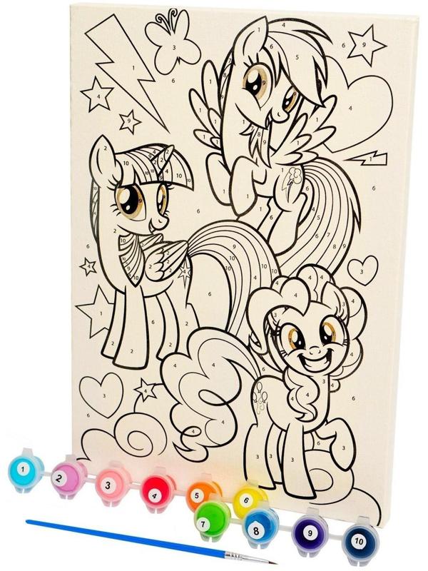 Картина по номерам «Друзья», My Little Pony, 20 х 30 см