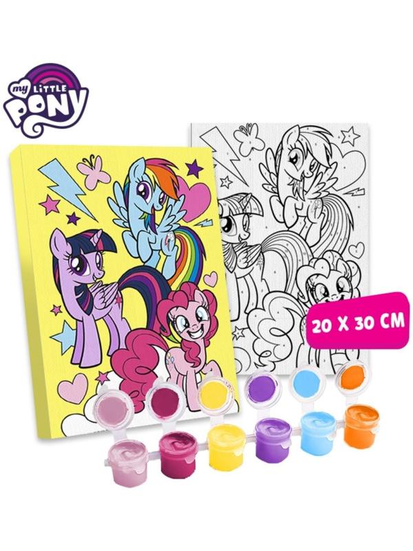 Картина по номерам «Друзья», My Little Pony, 20 х 30 см