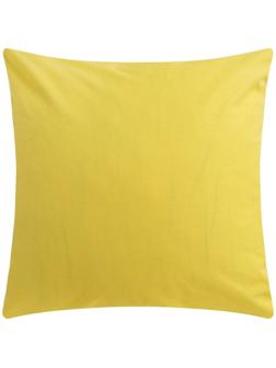 Наволочка Этель 70х70 см, цвет жёлтый, 100% хлопок, поплин, 125 г/м2