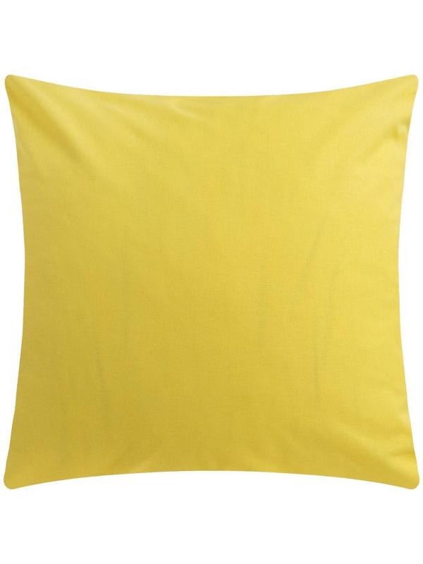 Наволочка Этель 70х70 см, цвет жёлтый, 100% хлопок, поплин, 125 г/м2