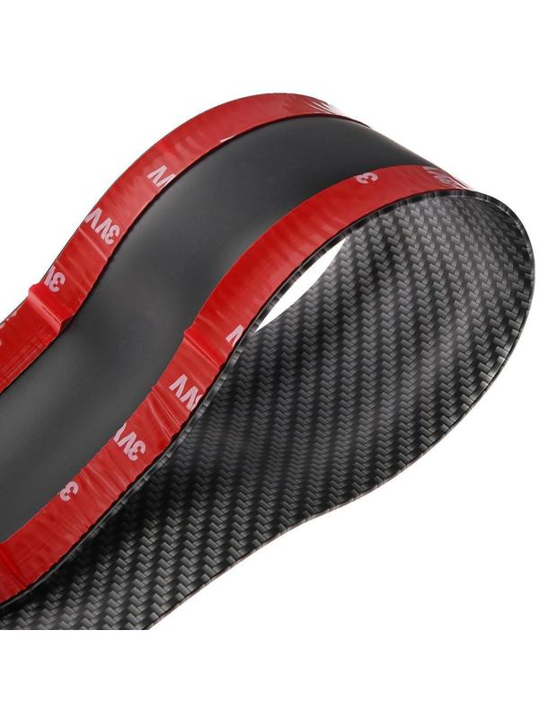 Защитная накладка на порог авто, под карбон, самоклеящаяся, 7х250 см