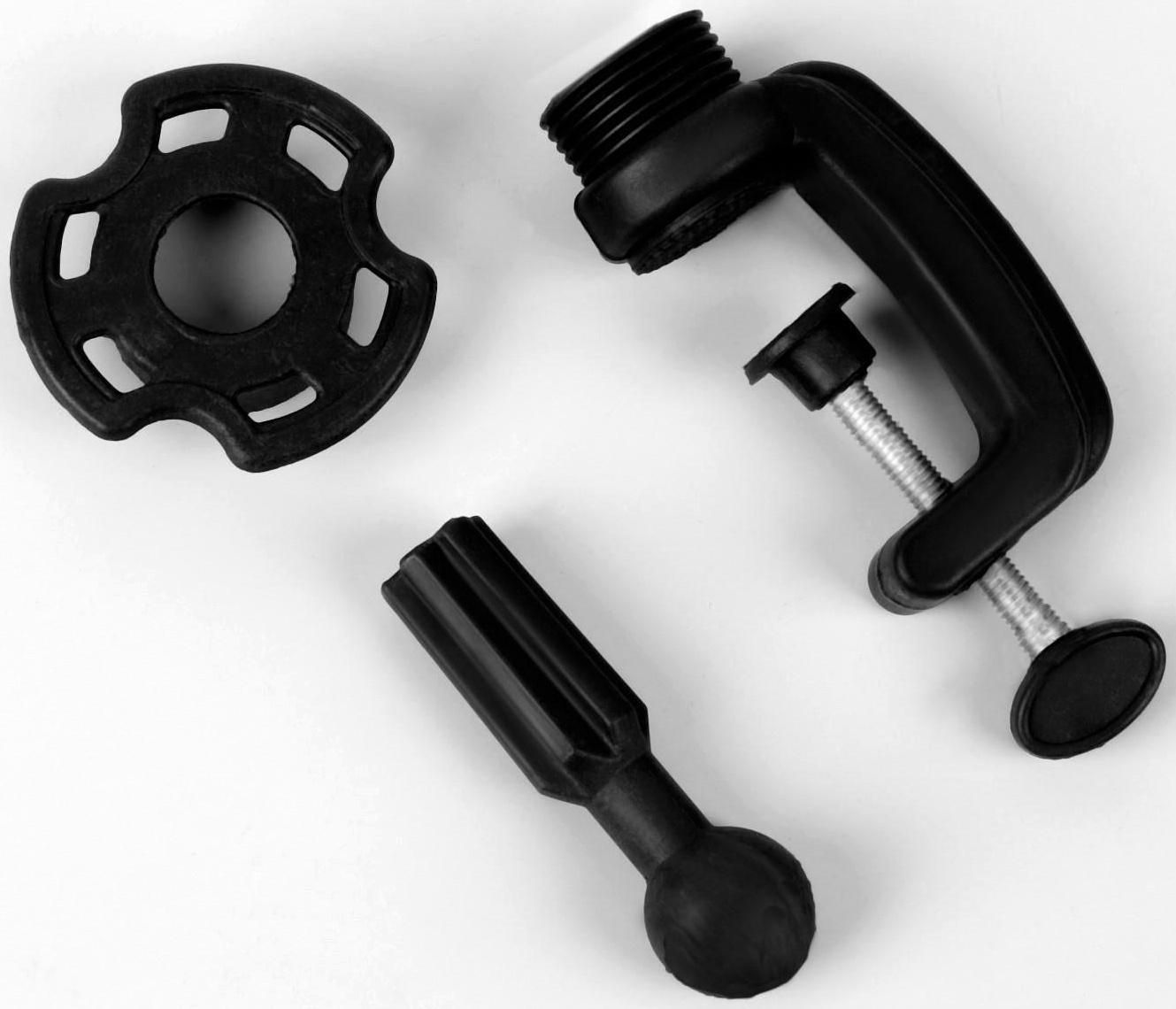 Кронштейн для тренировочных манекенов, универсальный, 8 x 23 см, цвет чёрный