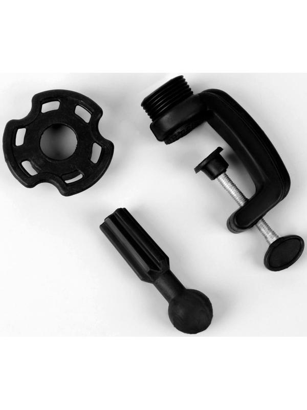 Кронштейн для тренировочных манекенов, универсальный, 8 x 23 см, цвет чёрный