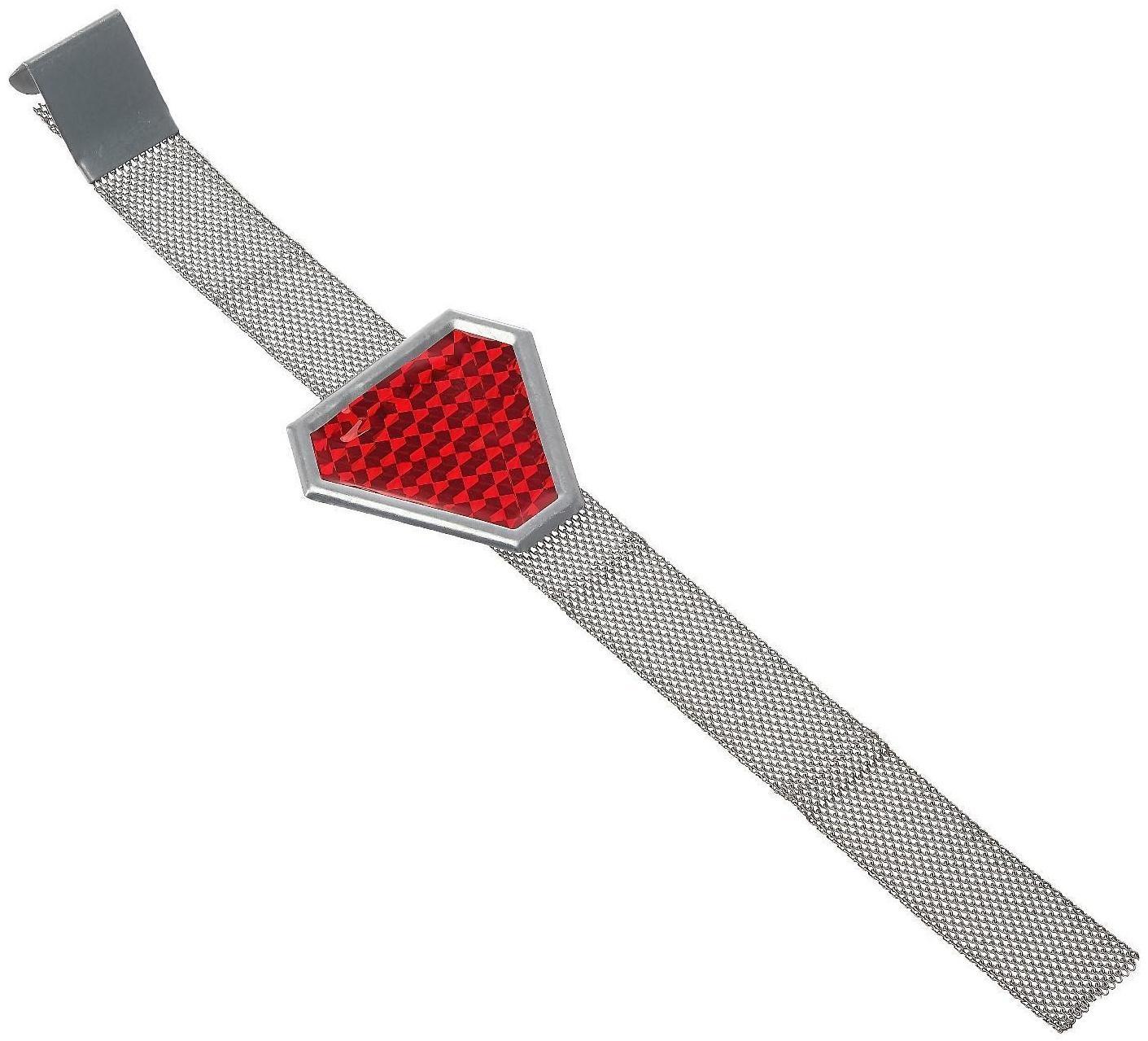 Антистатик автомобильный, 26 см, катафот красный