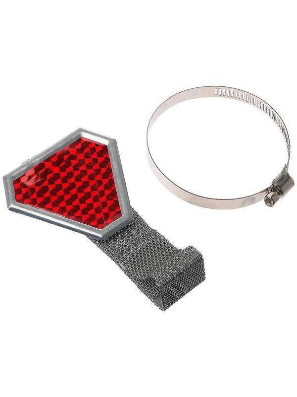 Антистатик автомобильный, 26 см, катафот красный