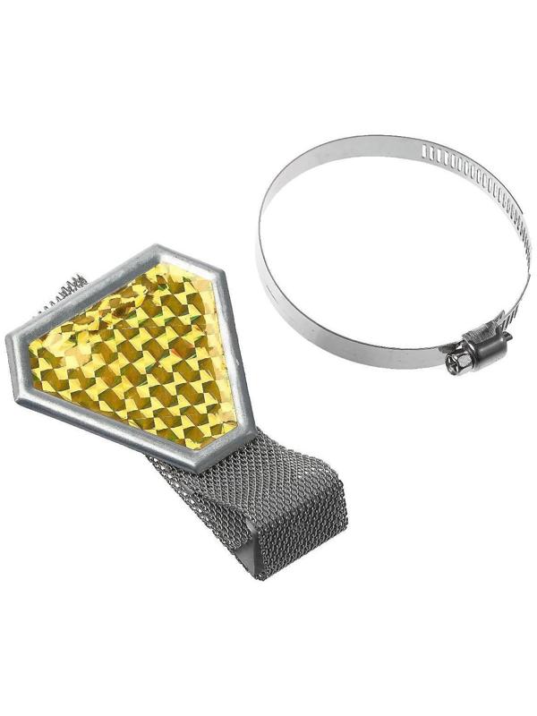 Антистатик автомобильный, 26 см, катафот желтый