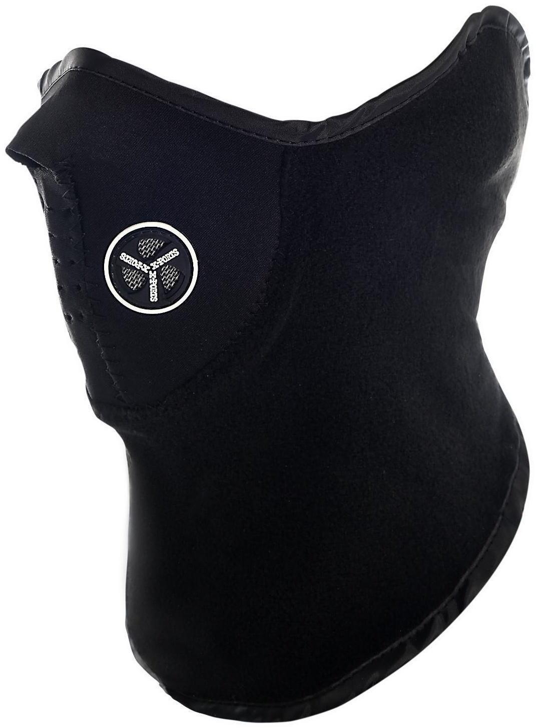 Ветрозащитная маска под шлем с клапаном, размер универсальный, чёрный