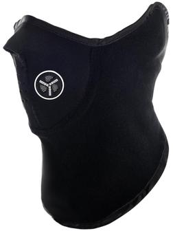 Ветрозащитная маска под шлем с клапаном, размер универсальный, чёрный