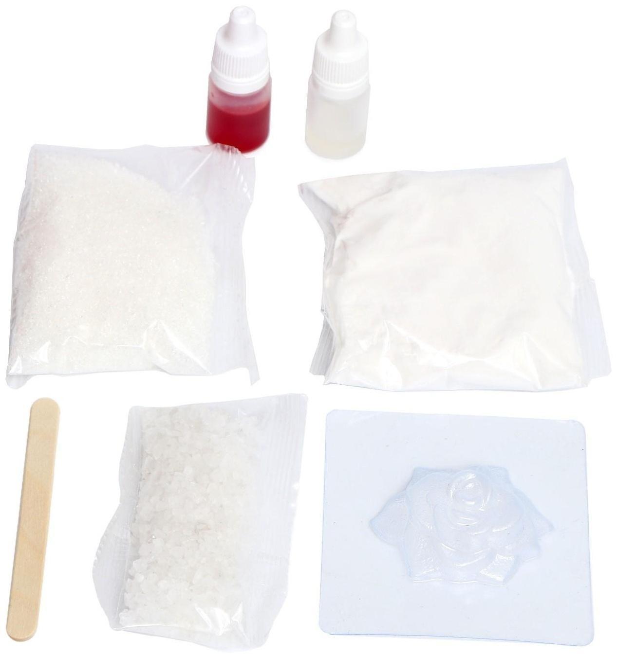 Набор для творчества. Бомбочки для ванн своими руками «Прекрасная роза»