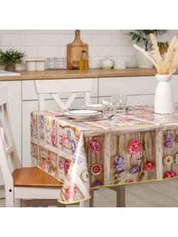Скатерть на тканой основе с бейкой «Кармен», 135×110 см