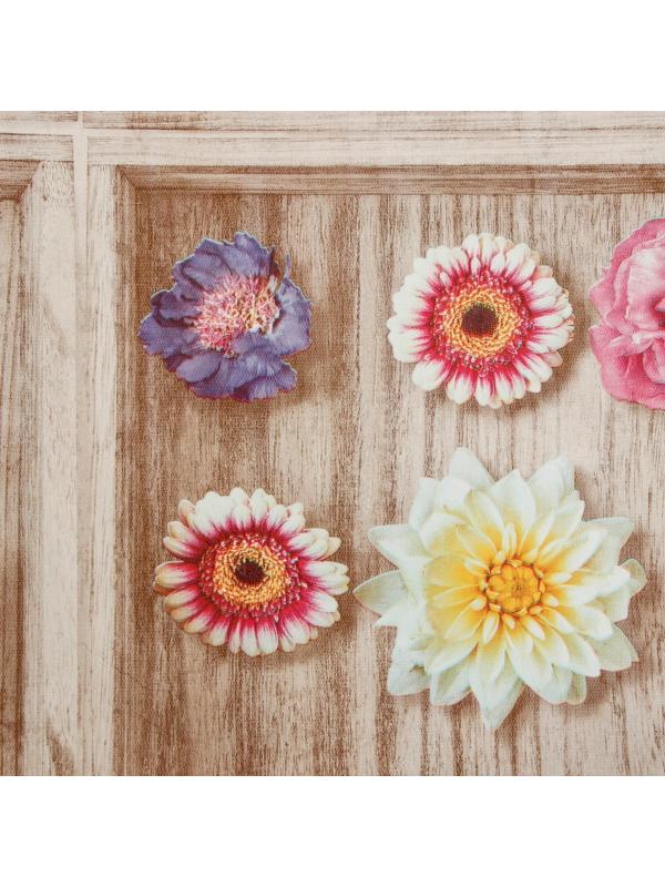 Скатерть на тканой основе с бейкой «Кармен», 135×110 см