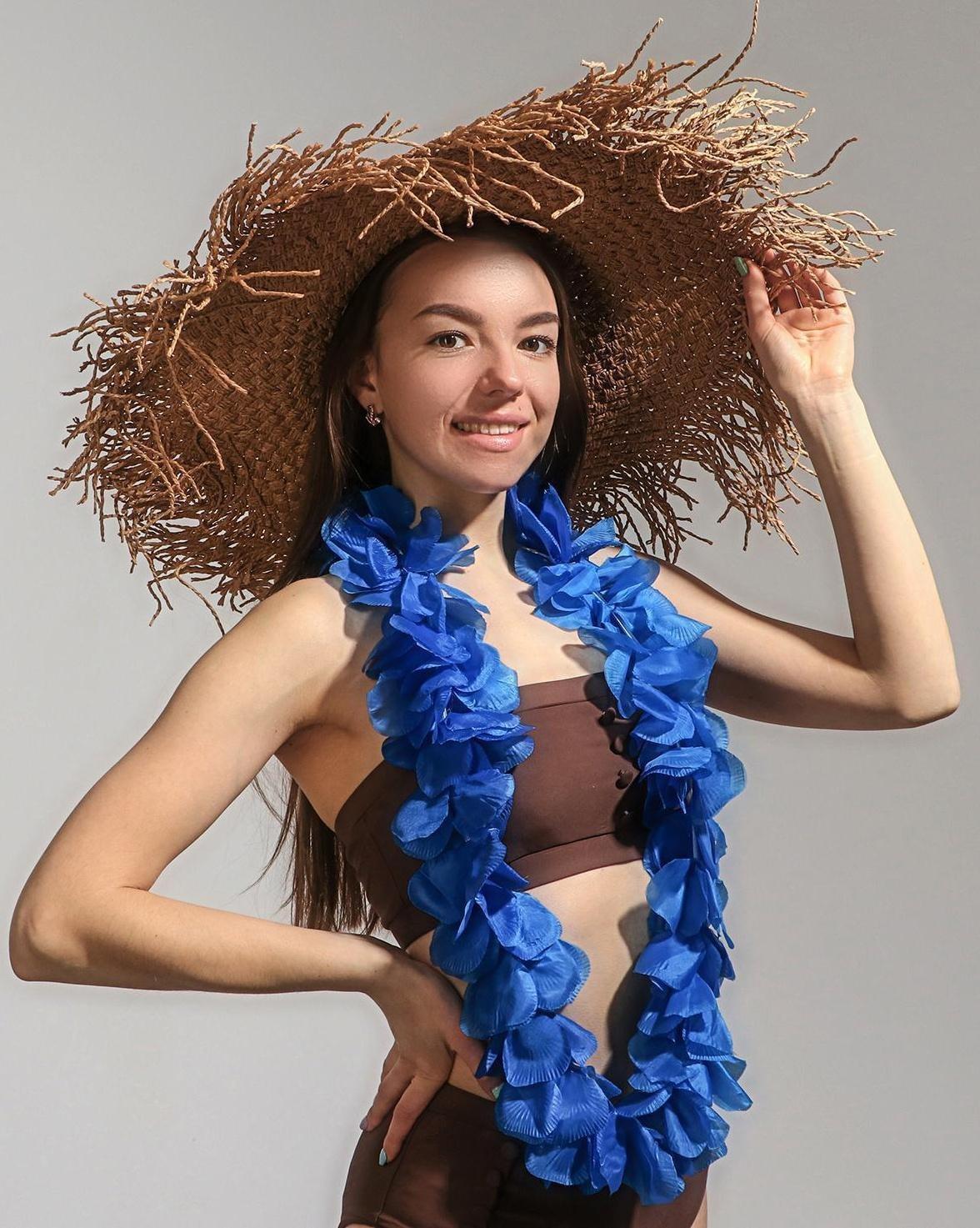 Гавайское ожерелье «Лепестки», цвета МИКС