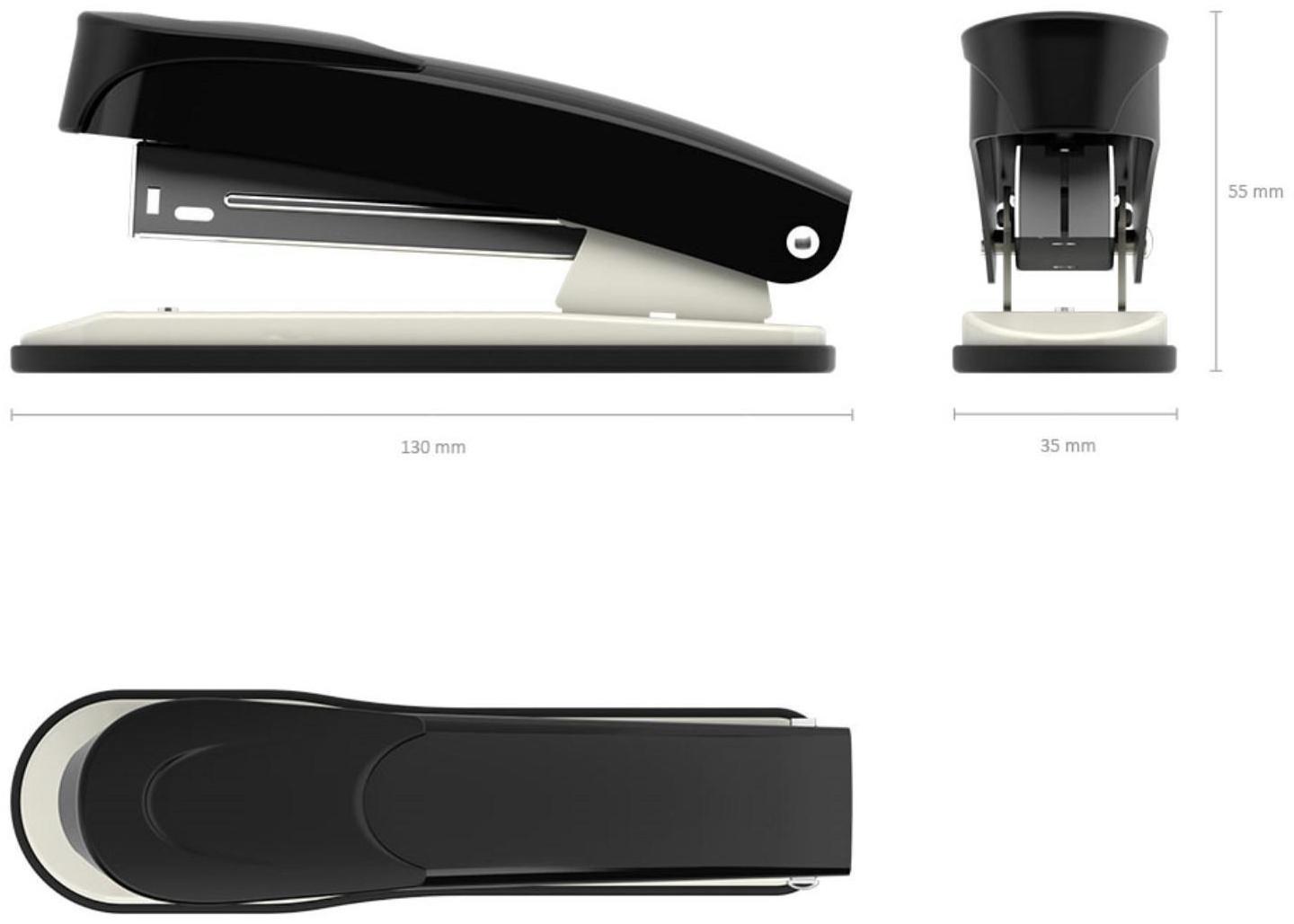 Степлер ErichKrause U1, № 24/6, до 30 листов, чёрный