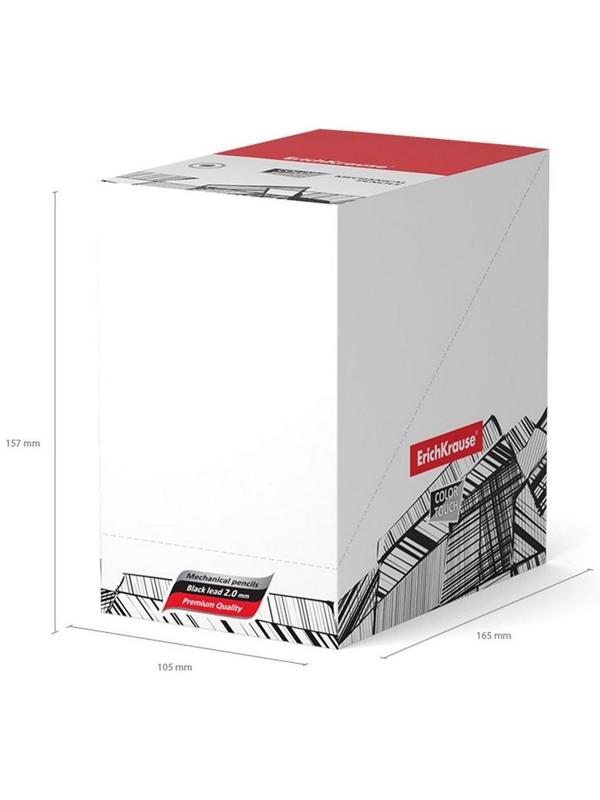 Карандаш механический НВ, 2,0 мм, ErichKrause ColorTouch Purple Python, с точилкой, корпус 