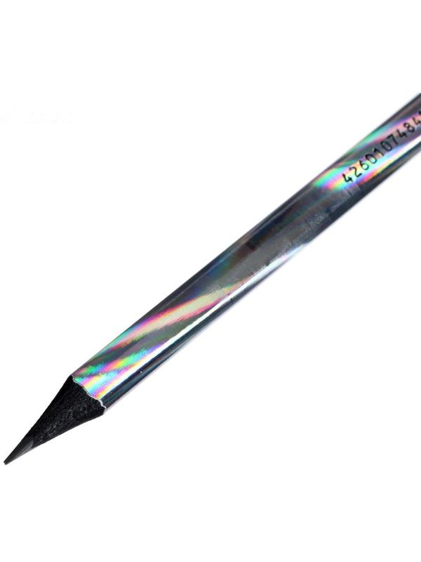 Карандаш чернографитных Berlingo Starlight HB, черное дерево, трехгранный, заточен