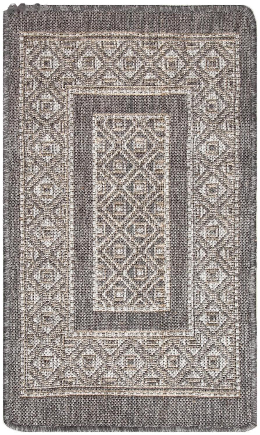 Ковер Эко-люкс прямоугольный 50*80 см, 7903/37, ПП 100%, джут