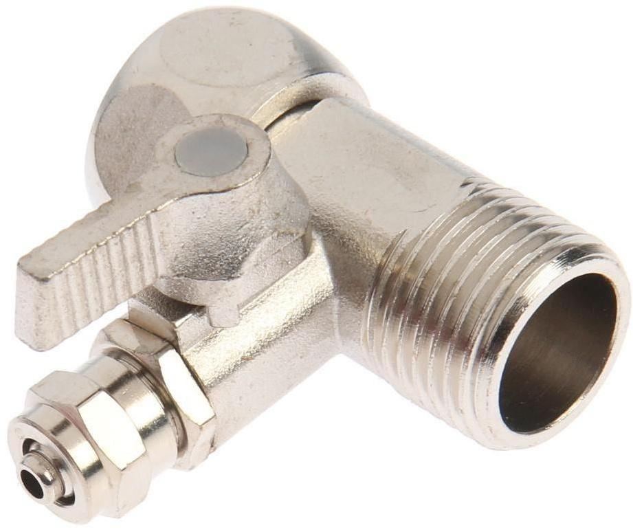 Тройник с краном ITA F9007, 1/2