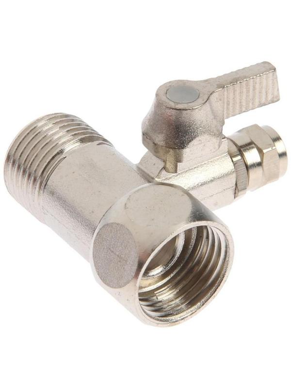 Тройник с краном ITA F9007, 1/2