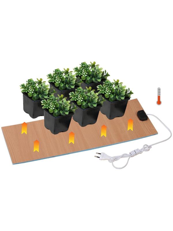 Электроподогревательный коврик для рассады, 50 × 20 см, 15 Вт