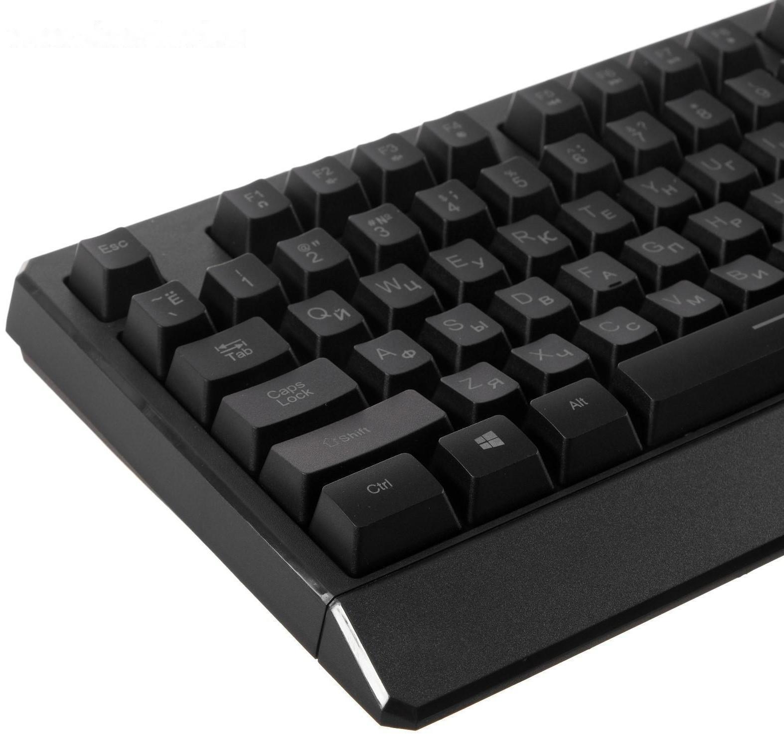 Игровой набор Smartbuy RUSH Kraken 4 в 1, клавиатура+мышь+гарнитура+ковер, проводной, 6400 d