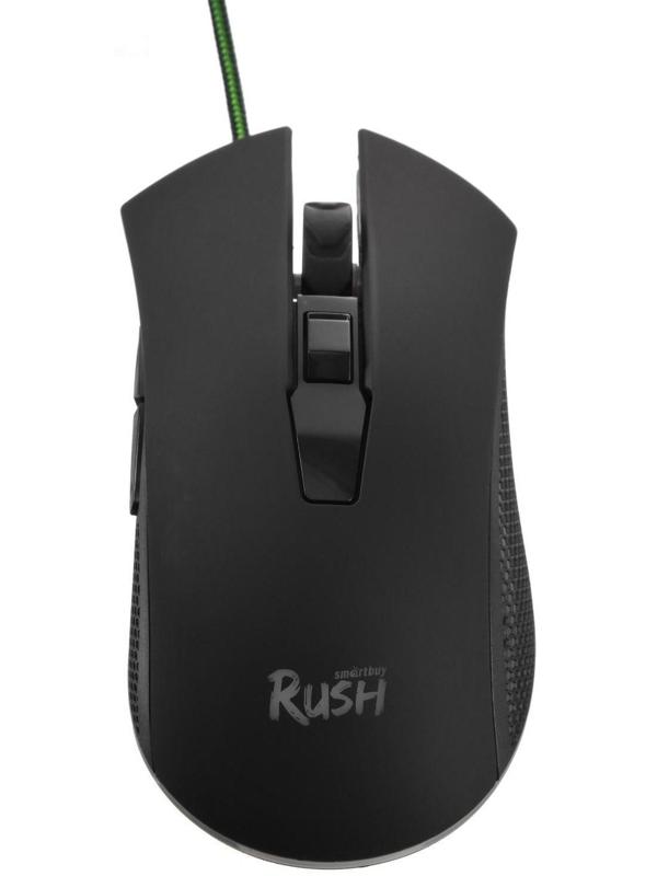 Игровой набор Smartbuy RUSH Kraken 4 в 1, клавиатура+мышь+гарнитура+ковер, проводной, 6400 d