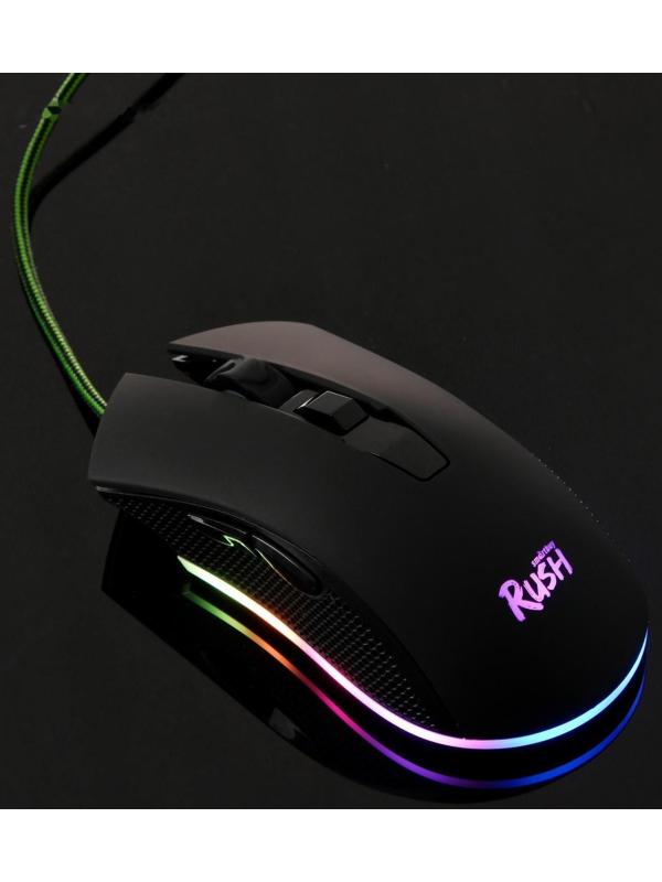 Игровой набор Smartbuy RUSH Kraken 4 в 1, клавиатура+мышь+гарнитура+ковер, проводной, 6400 d