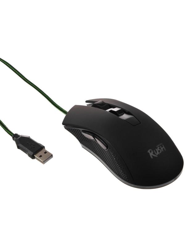 Игровой набор Smartbuy RUSH Kraken 4 в 1, клавиатура+мышь+гарнитура+ковер, проводной, 6400 d