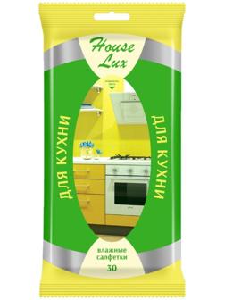 Влажные салфетки House Lux, для ухода за кухней, 30 шт.