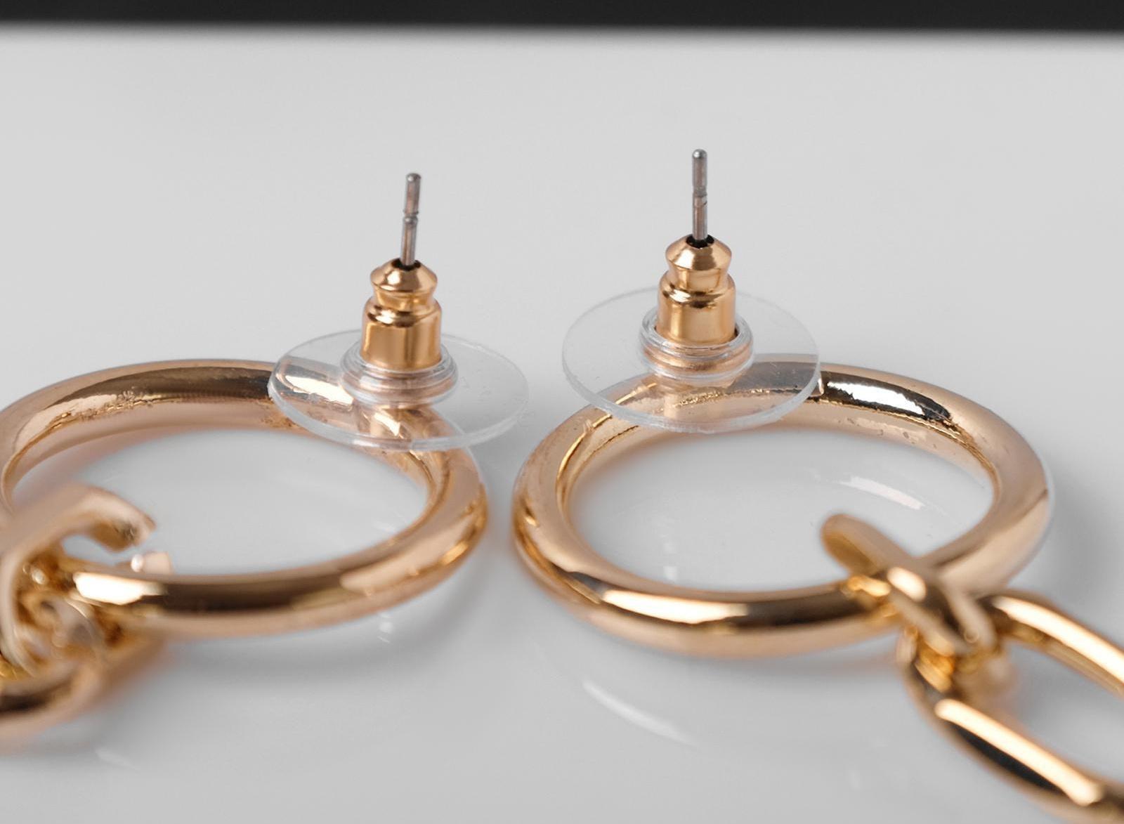 Серьги металл 