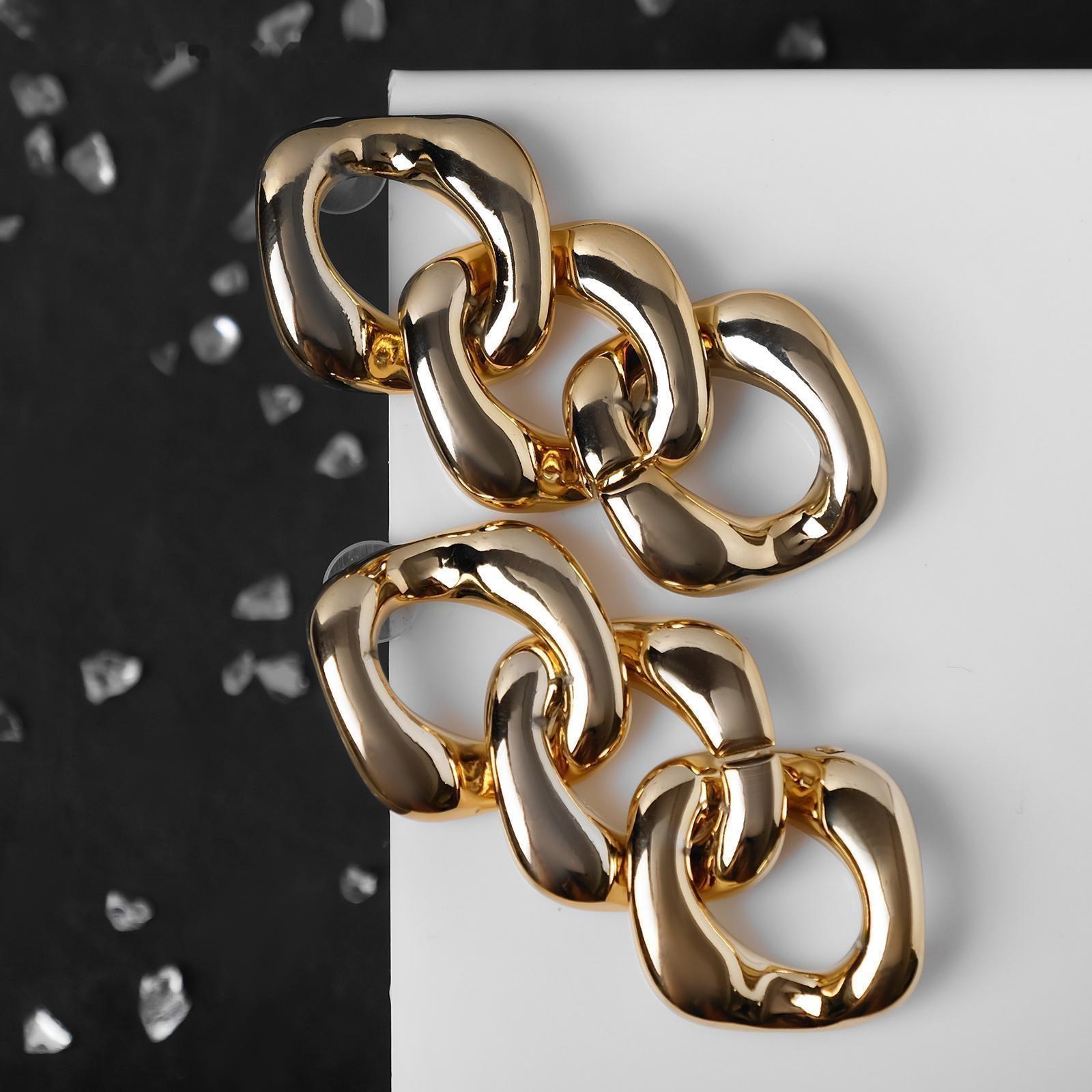 Серьги металл 